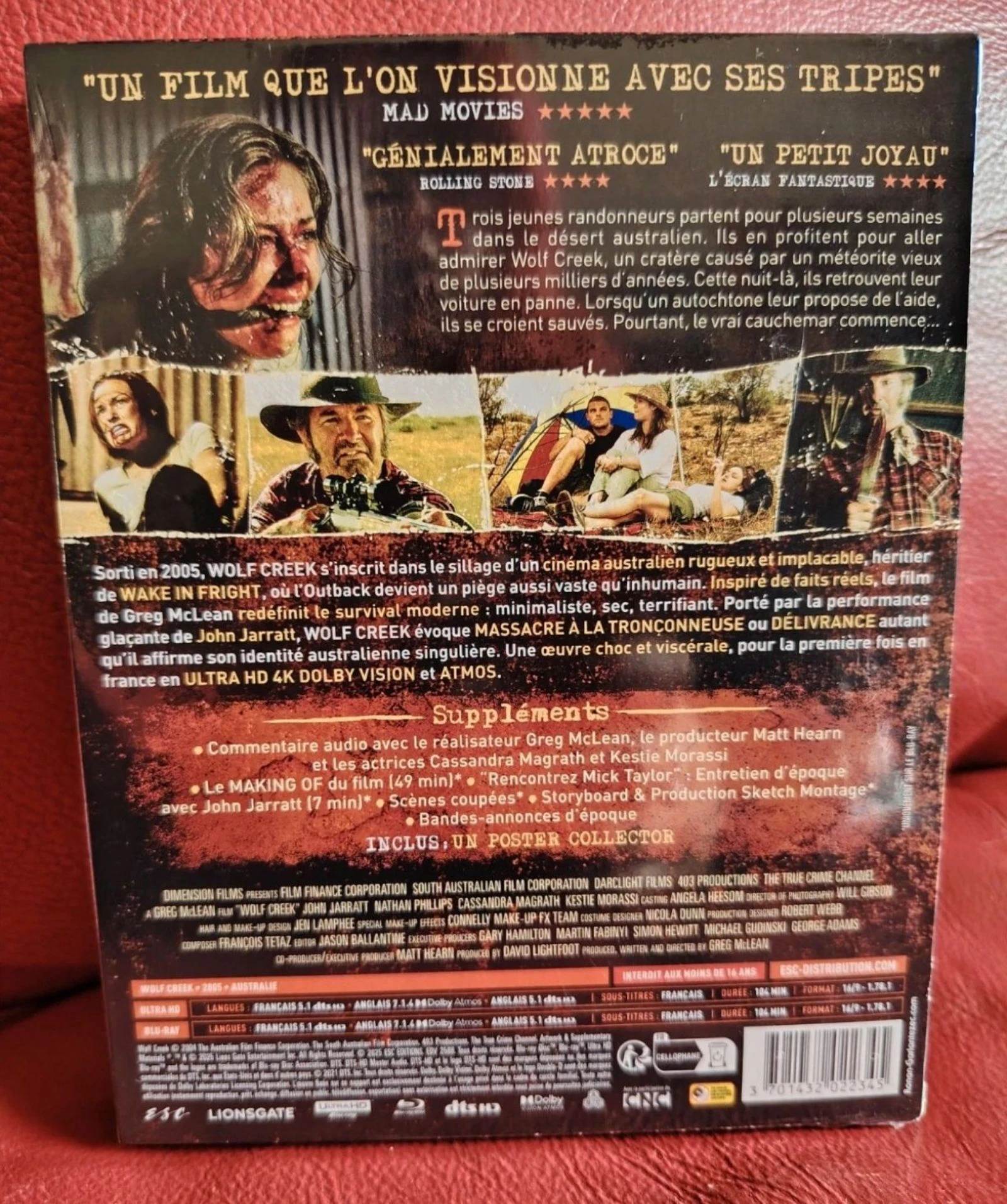 Wolf creek editie collector limitée 4k blu – photo 2